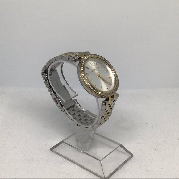 Pre-Owned Michael Kors Mini Darci MK3405 Two-Tone Glitz Women's 33mm Watch - Picture 11 of 16